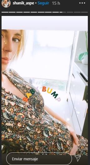Shanik Aspe presume su baby bump 