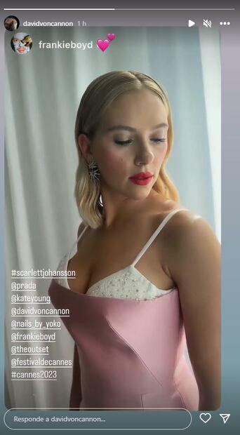 Scarlett Johansson, guapísima en Cannes / Instagram