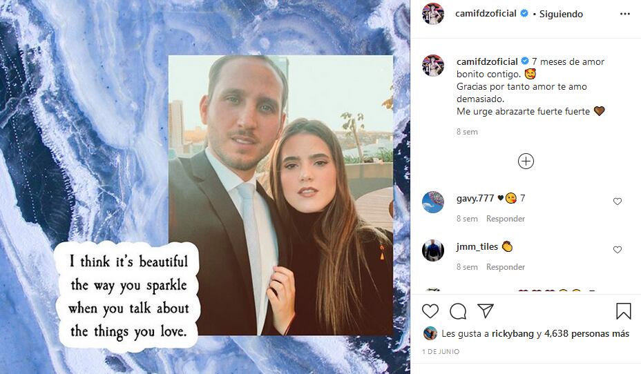 Así fue la boda de Camila Fernández, hija de Alejandro Fernández 'El Potrillo'