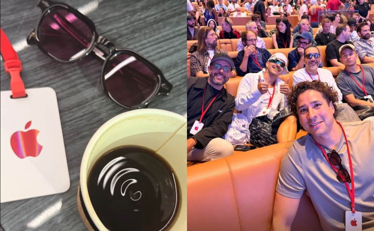 Guillermo Ochoa desde el Apple Event (Fotos: Instagram)