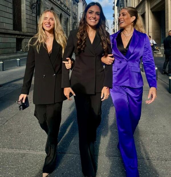 Alessandra Rojo de la Vega junto a su hermana, Nunzia Rojo y su cuñada, Carlota Chacón / Foto: Instagram