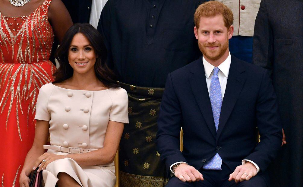 Meghan y Harry cuando aún formaban parte de la familia real británica / AP