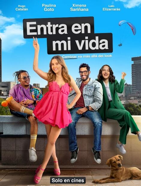 El póster de la película "Entra en mi vida" / Foto: Especial