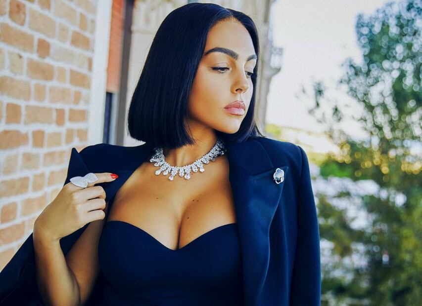 Georgina Rodríguez luciendo corte bob en 2021 / Foto: Instagram