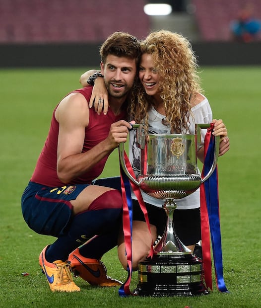 Clara Chía presente en la despedida de Gerard Piqué del Barça
