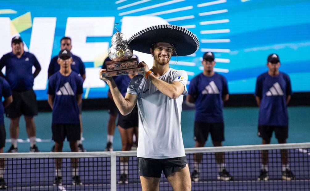 Tomas Machac, ganador del Abierto Mexicano de Tenis 2025 / Foto: Esteban Torreblanca