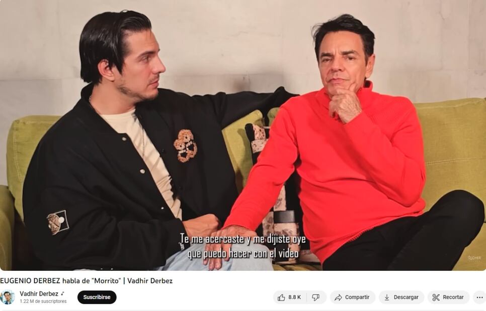 Captura de pantalla / Youtube Vadhir Derbez