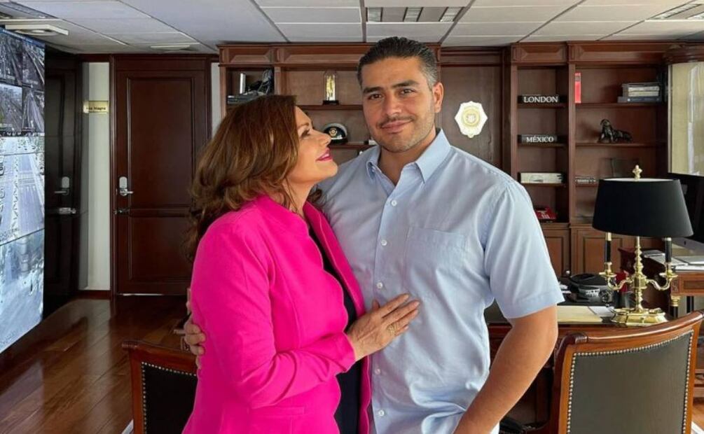 María Sorté y Omar García Harfuch / Foto: Instagram
