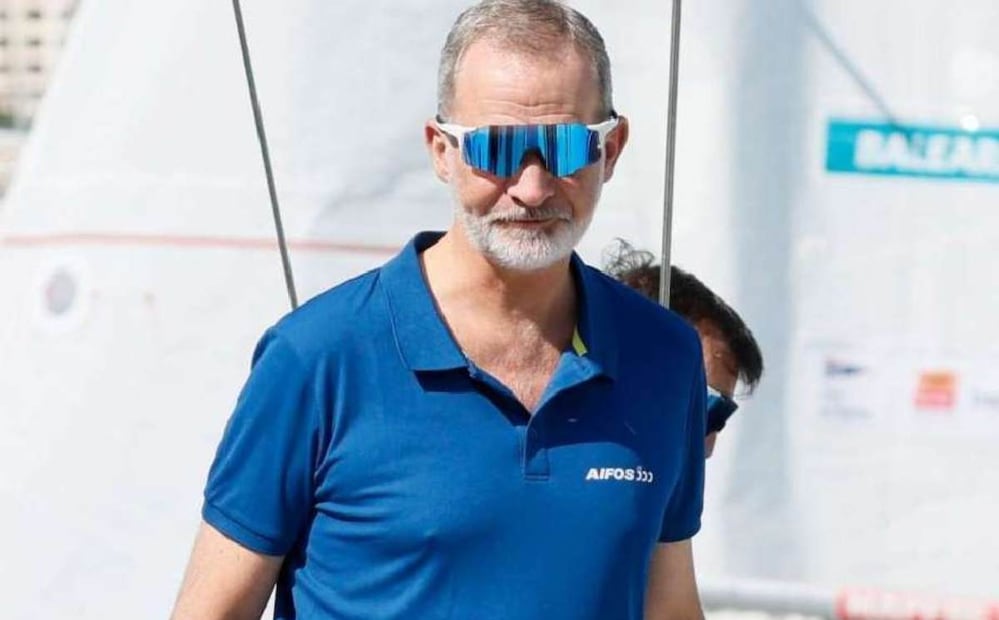 El rey Felipe VI de España durante la Copa del Rey Mapfre / Foto: EFE