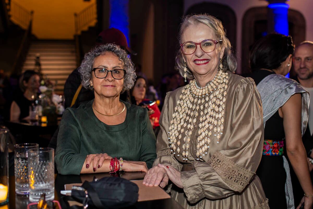 Bertha Gómez y Nathalie Desplas. (Foto: Esteban Torreblanca)