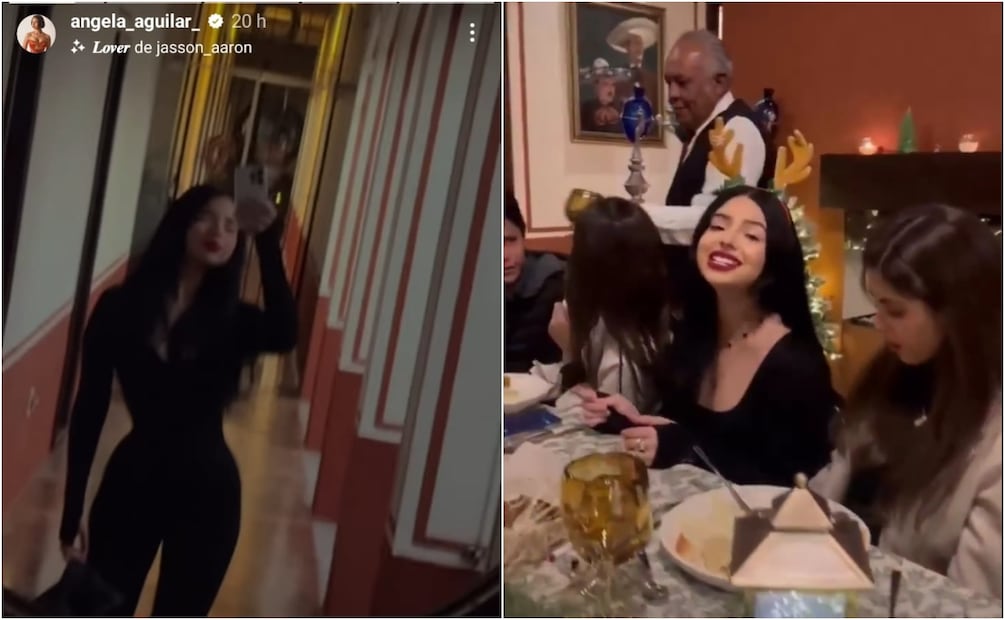 La cena navideña más familiar de la dinastía Aguilar 