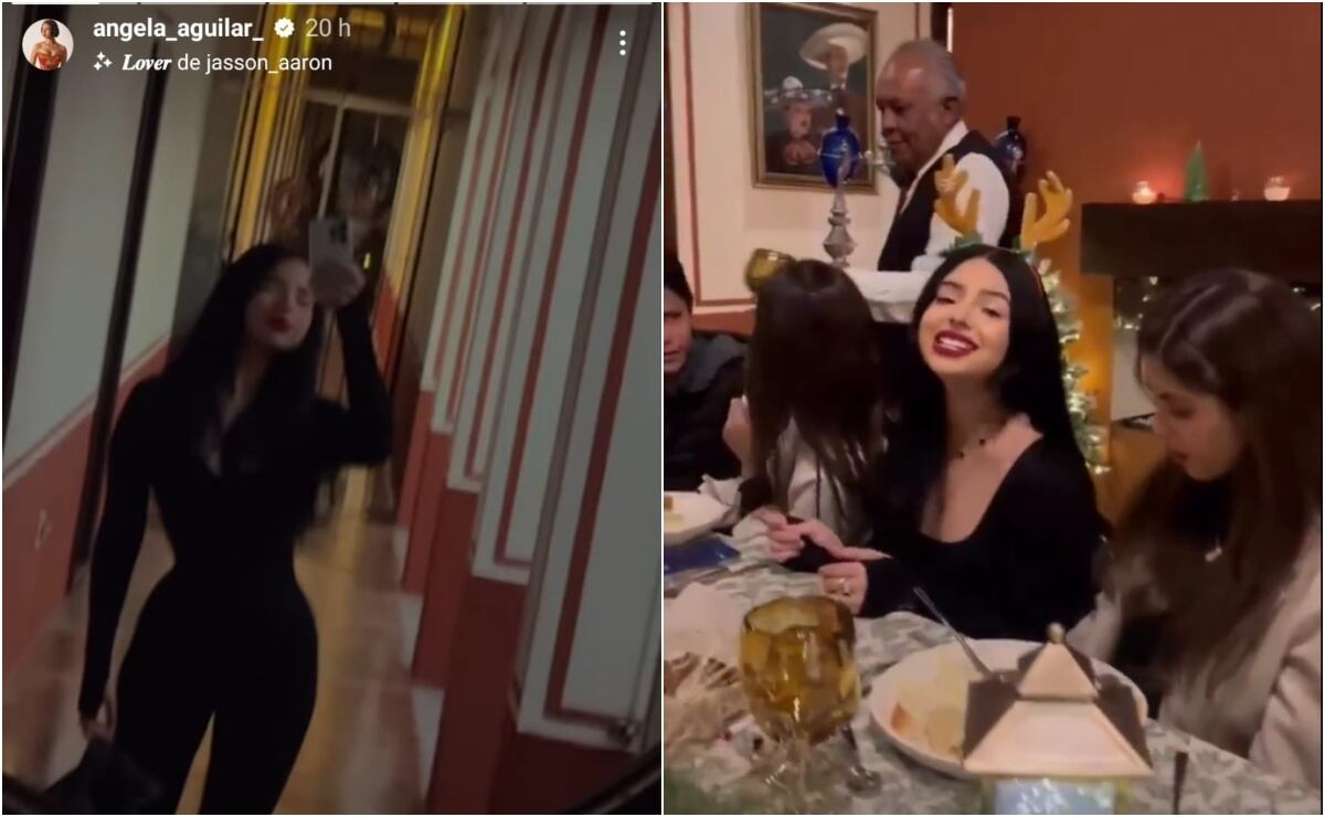La cena navideña más familiar de la dinastía Aguilar