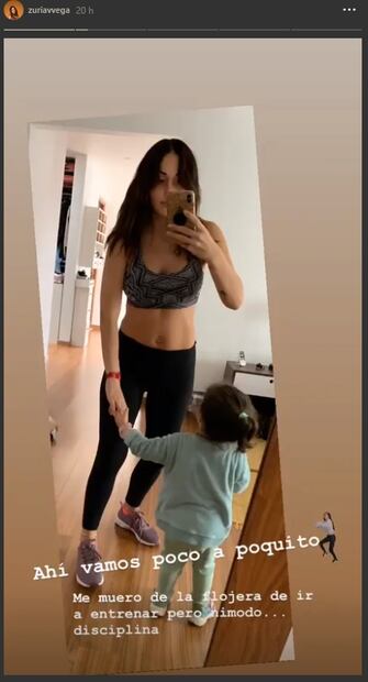 Zuria Vega, a un mes de haber dado a luz, luce figura de infarto 