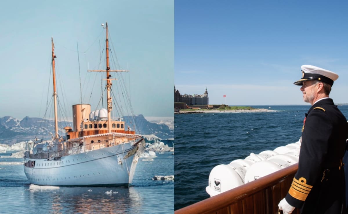 El yate real Dannebrog se construyó entre 1931 y 1932 / Fotos: Casa Real de Dinamarca