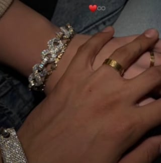 Los anillos de Emily Cinnamon Álvarez y su novio / Foto: Instagram