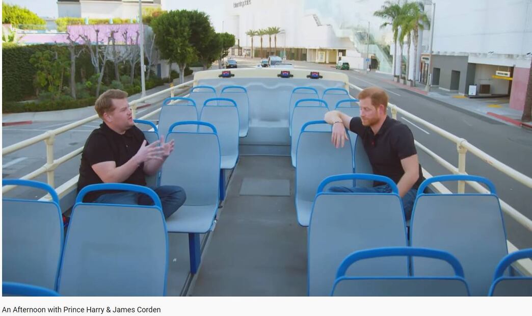Las fuertes revelaciones del príncipe Harry en entrevista con James Corden