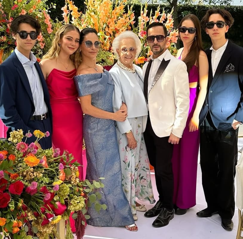 Nicolás, Cassandra Flores, Paulina Madrazo, Gaby Hassey, Óscar Madrazo, Anyk y Axel / Foto: Especial