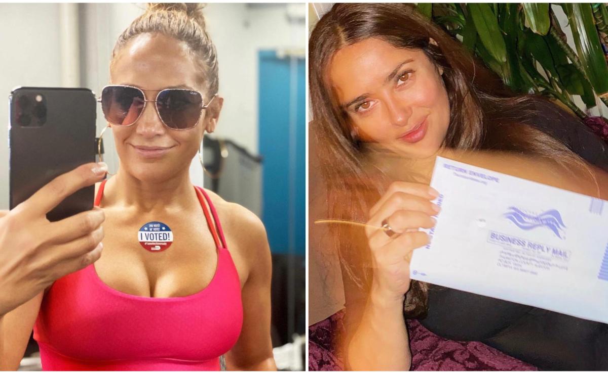 Estas celebridades muestran orgullosos su voto en Estados Unidos