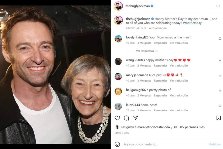 Hugh Jackman confiesa que está en terapia tras abandono de su mamá cuando era niño