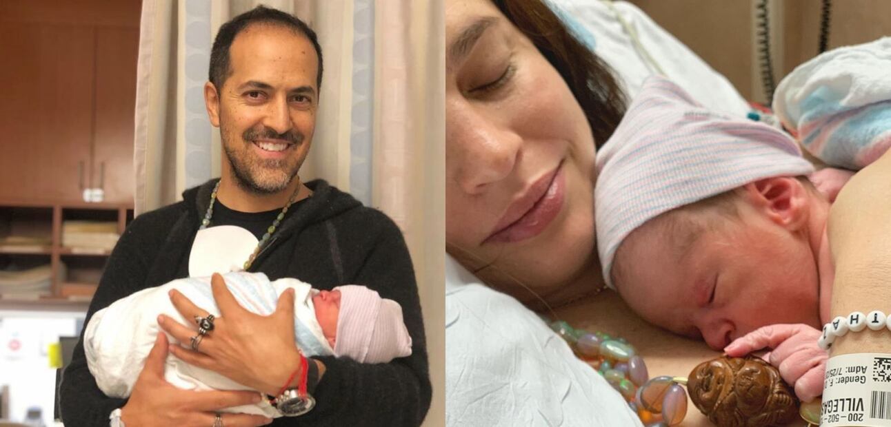 Salma Hayek y su hija conocen a baby Balthazar, hijo de Sami Hayek y Daniela Villegas