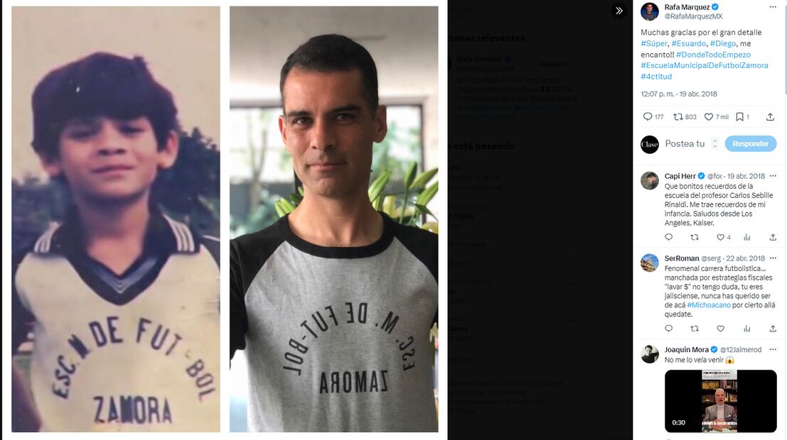 Rafa Márquez/Instagram