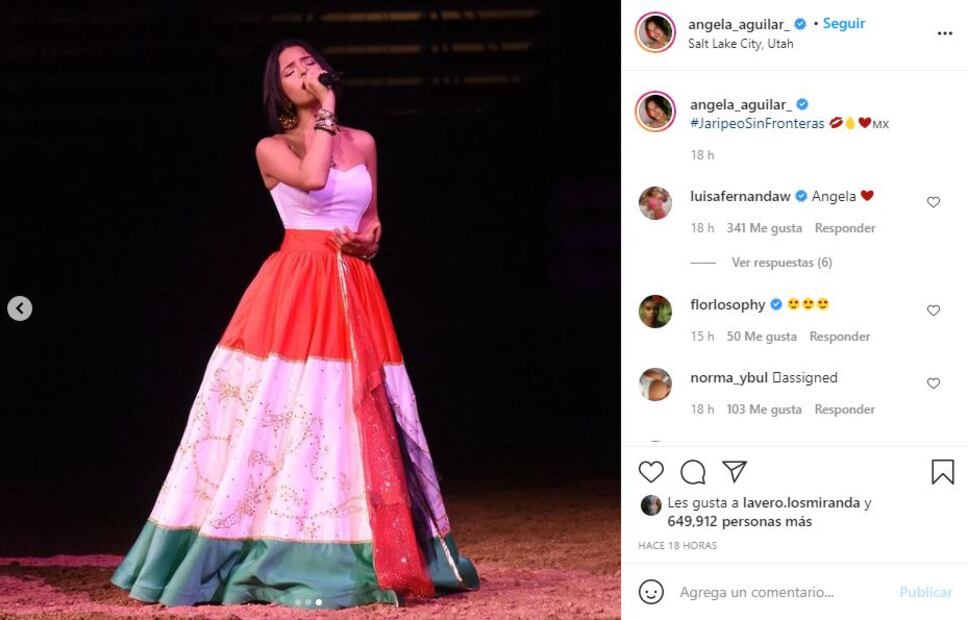 Ángela Aguilar impacta con ceñido corset blanco