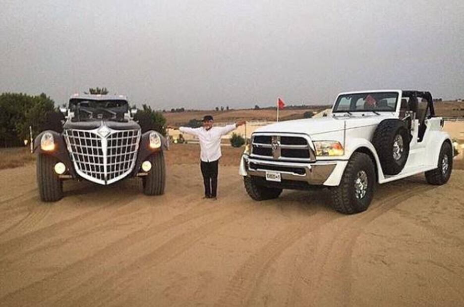 La excéntrica vida del jeque Hamad Bin Hamdan Al Nahyan, dueño del auto más grande del mundo