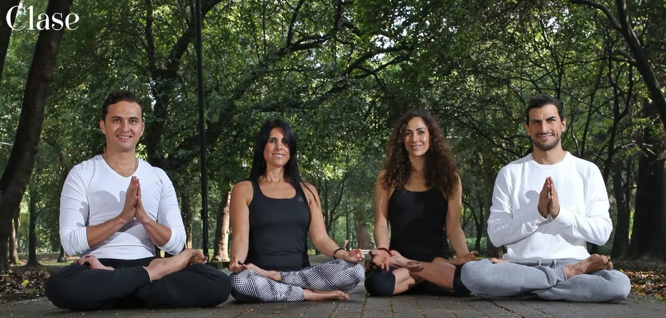 <p>Los maestros realizaron algunas de sus posiciones favoritas teniendo como escenario el Bosque de Chapultepec. <strong>(Foto: Alexander Saldaña)</strong></p>