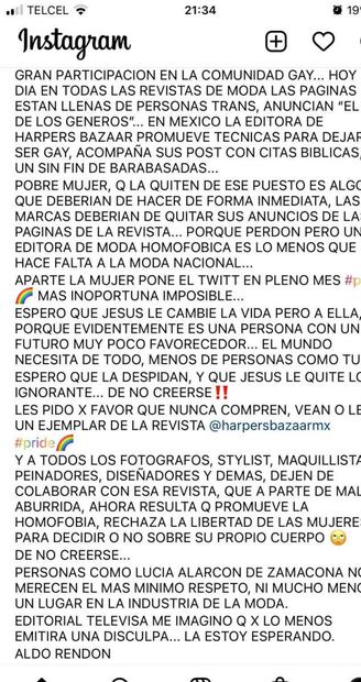 Lucía Alarcón, editora de Harper’s Bazaar México, envuelta en el escándalo