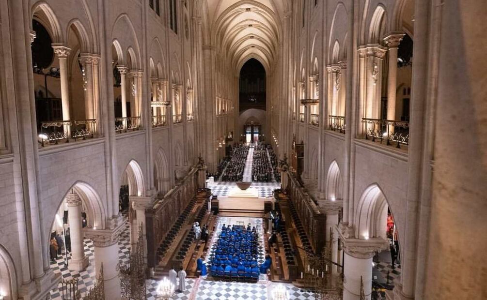 La reapertura de Notre Dame / Foto: Instagram