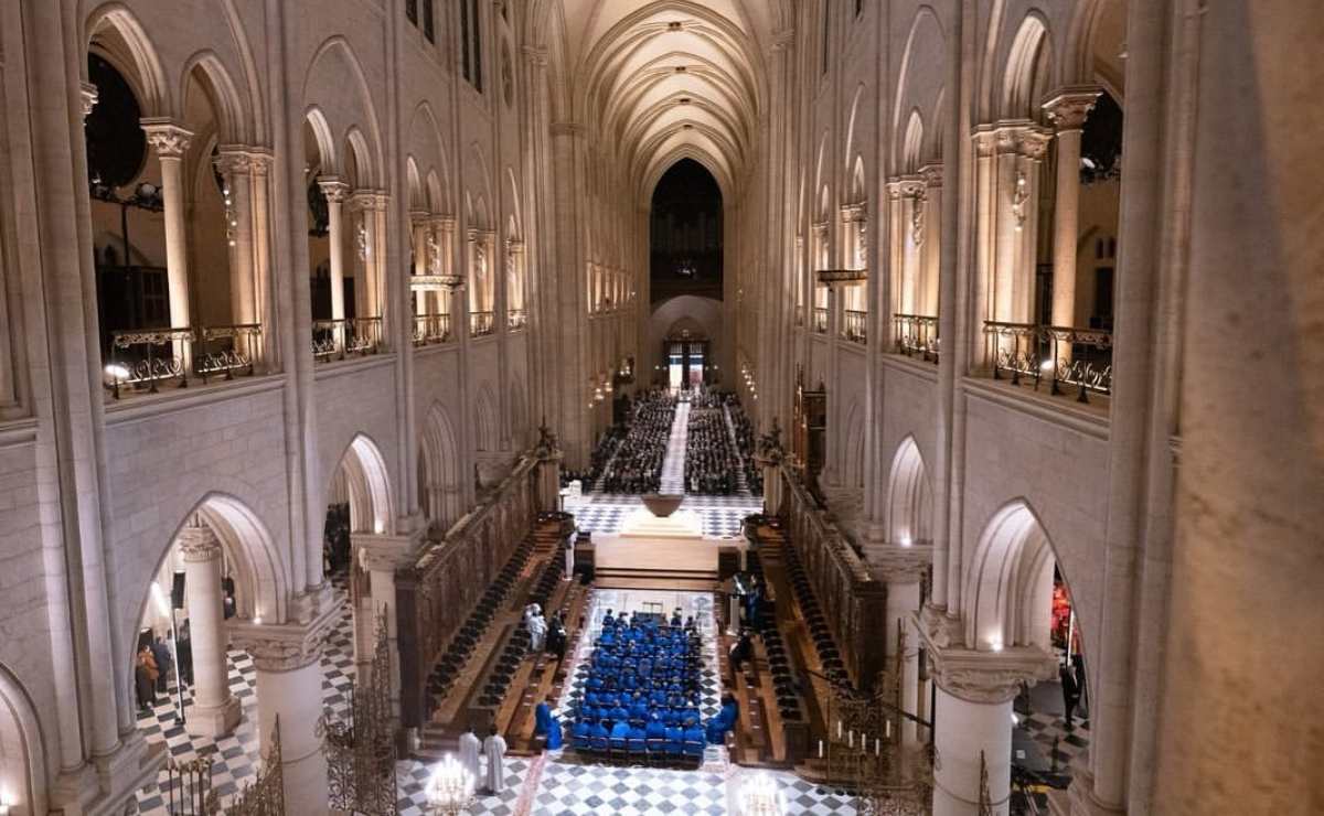 La reapertura de Notre Dame / Foto: Instagram