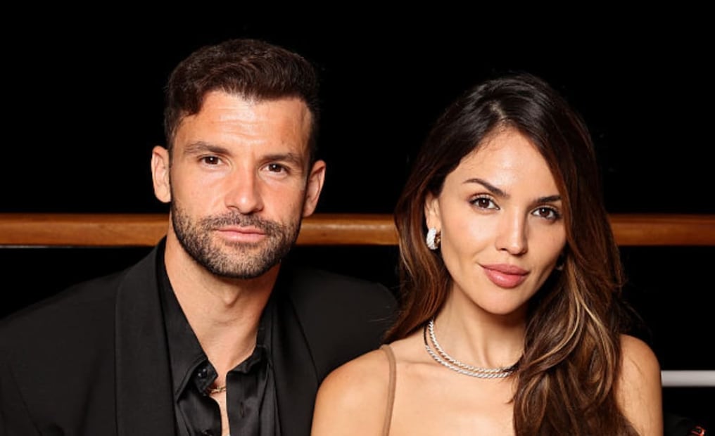Eiza González y Grigor Dimitrov / Foto: Getty Images