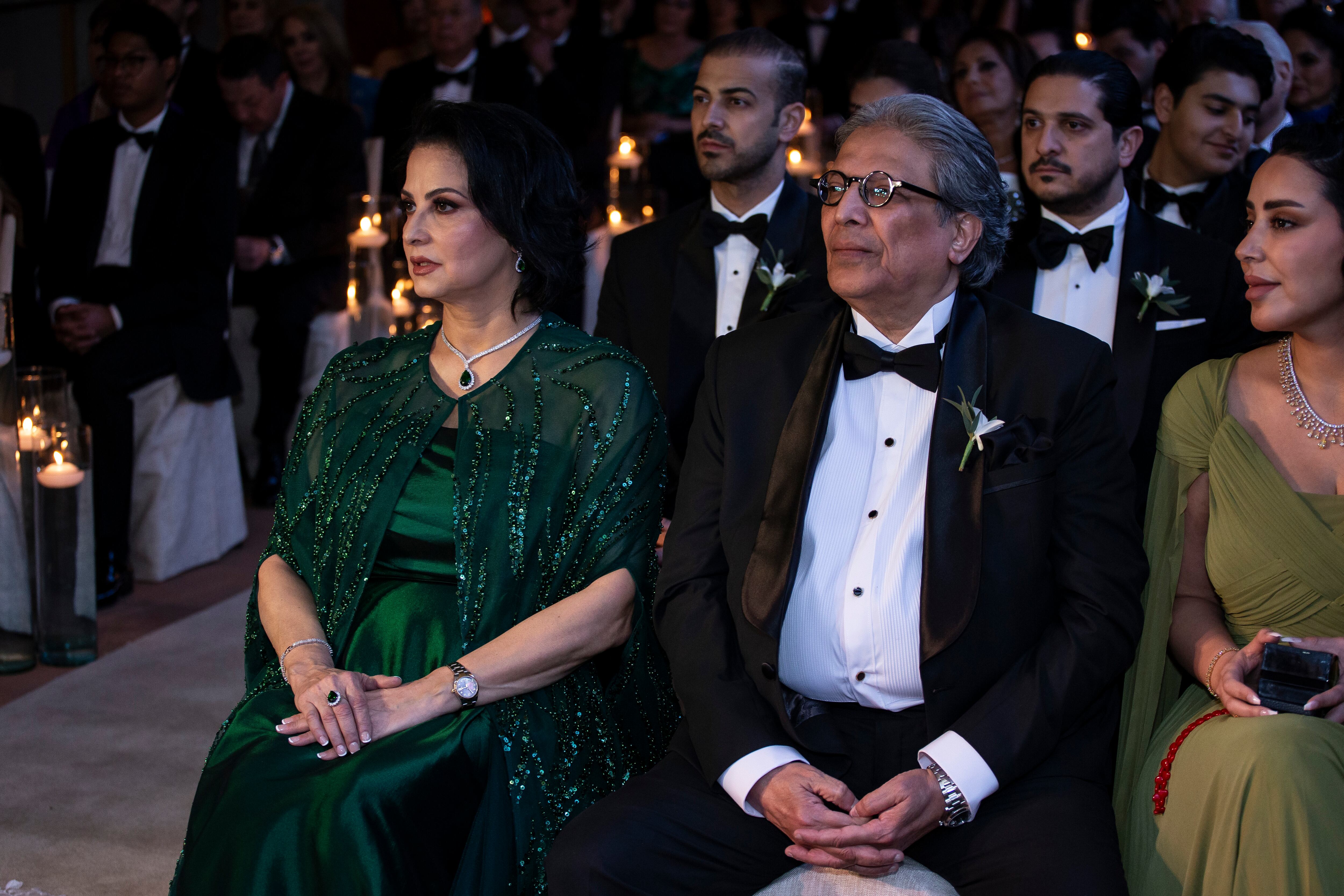 Samiah Tammar y Muneer Bin Samman, exembajador de Arabia Saudita en México. (Fotos: Esteban Torreblanca)