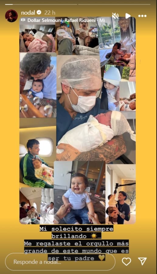 Christian Nodal celebra el Día del Padre / Foto: Instagram
