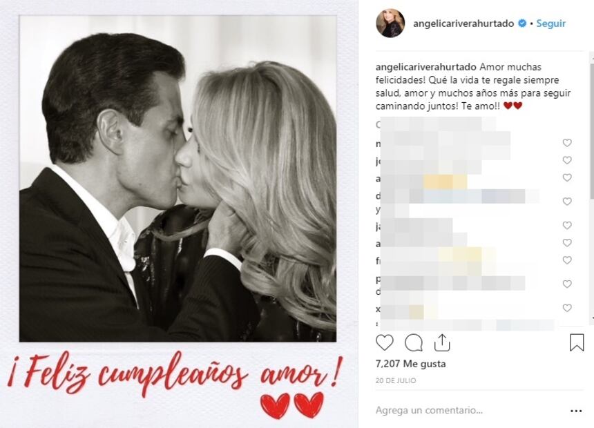 Así han cambiado los mensajes de amor entre EPN y Angélica Rivera con los años