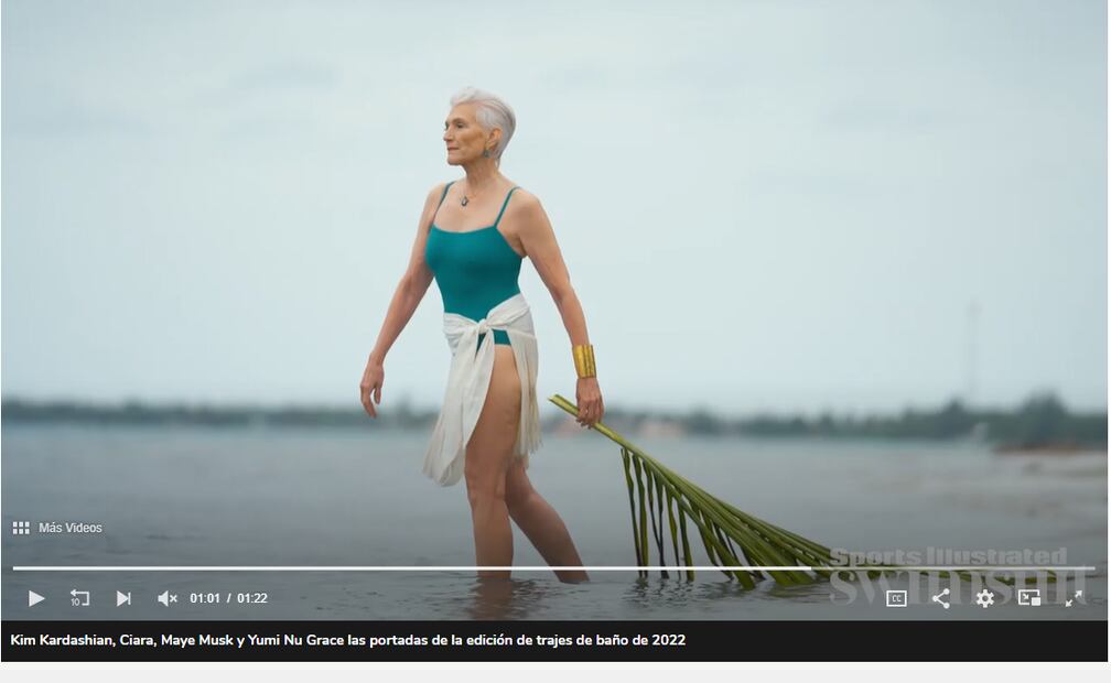 Maye Musk, mamá del dueño de Tesla, portada de Sports Illustrated en traje de baño a los 74 años
