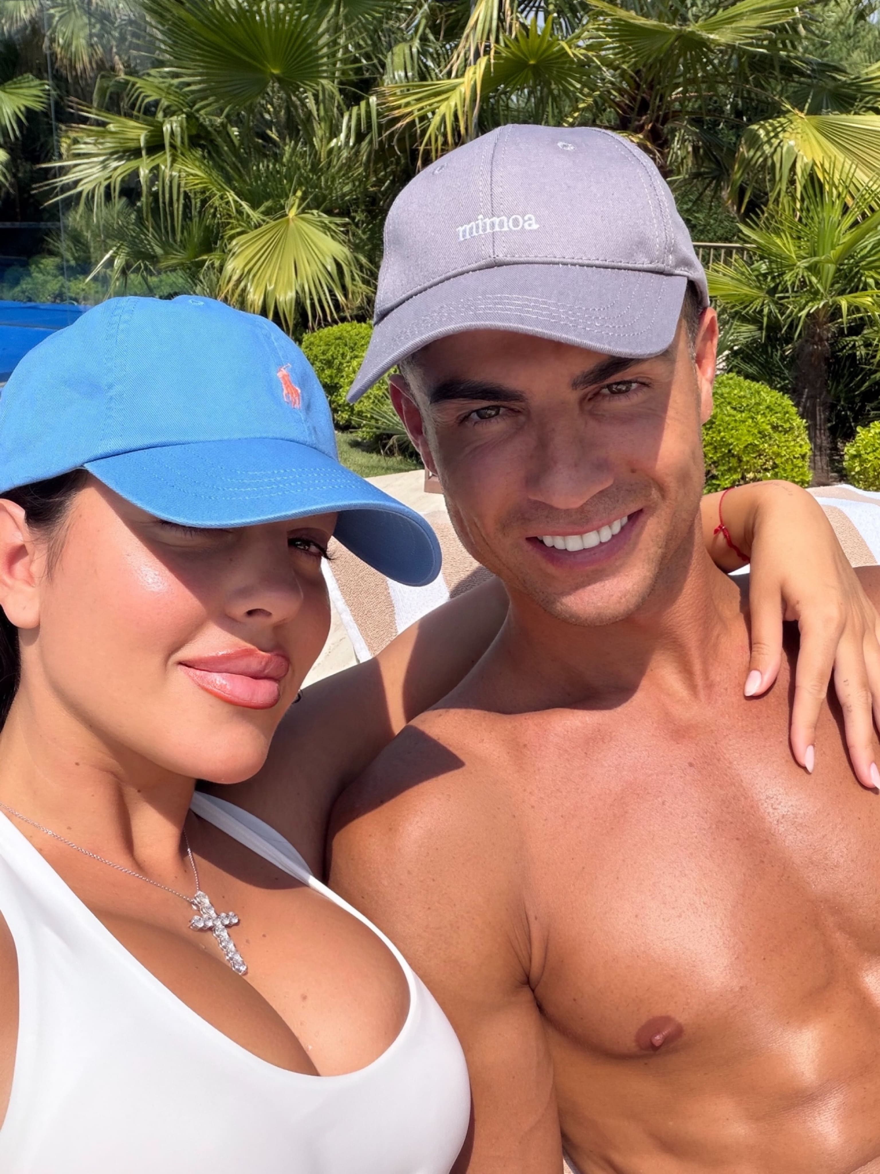 Georgina Rodríguez y Cristiano Ronaldo. (Foto: Instagram)