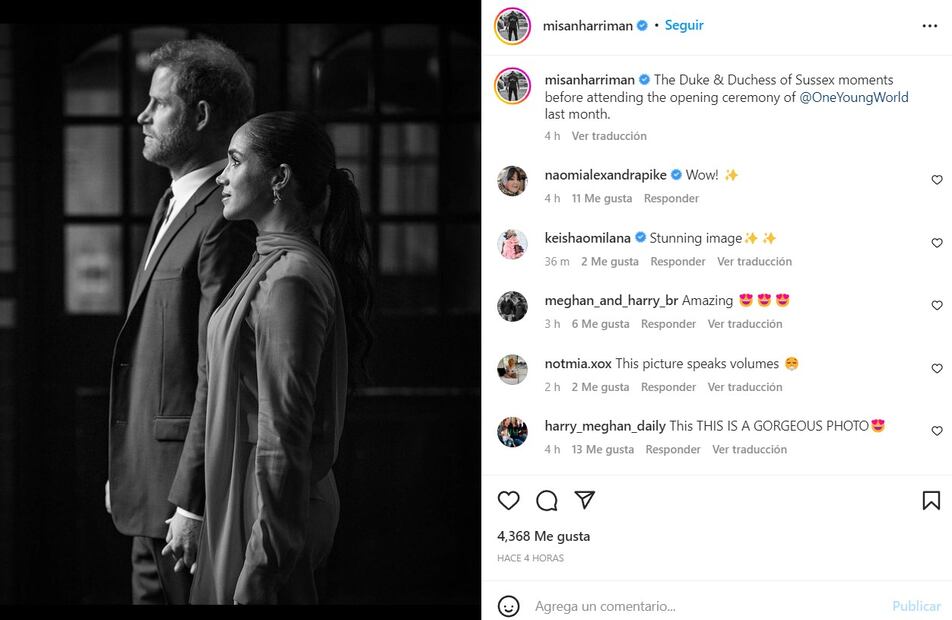 Harry y Meghan Markle reviran a la familia real y publican sus propias fotos