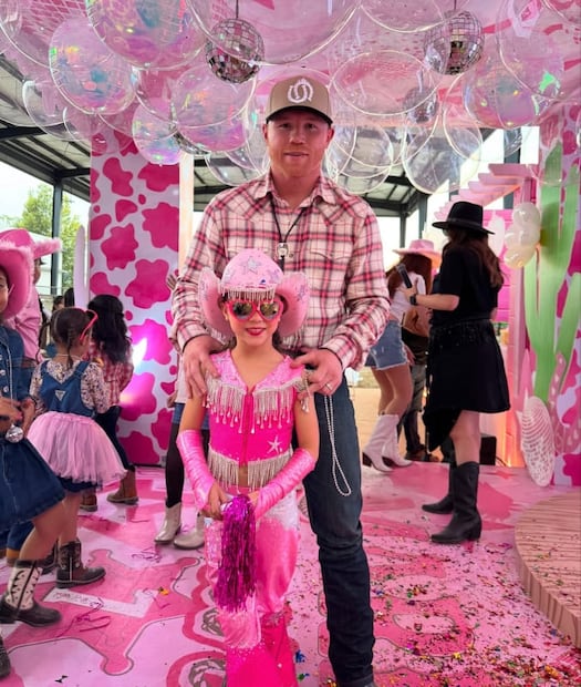 Saúl 'Canelo' Álvarez con su hija María Fernanda / Foto: Instagram