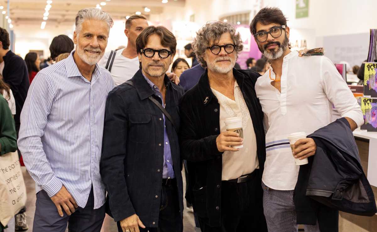 Carlos Bisdikian, Juan Carlos Limón, Miguel de la Madrid y Fernando Sama / Foto: Esteban Torreblanca