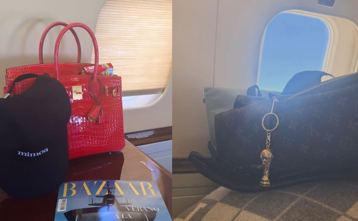Georgina Rodríguez en su avión. (Foto: Instagram)