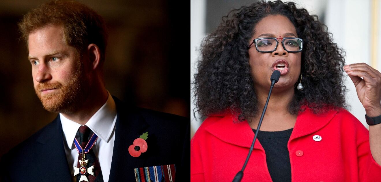 El príncipe Harry se une con Oprah Winfrey para lanzar una serie sobre depresión y salud mental 