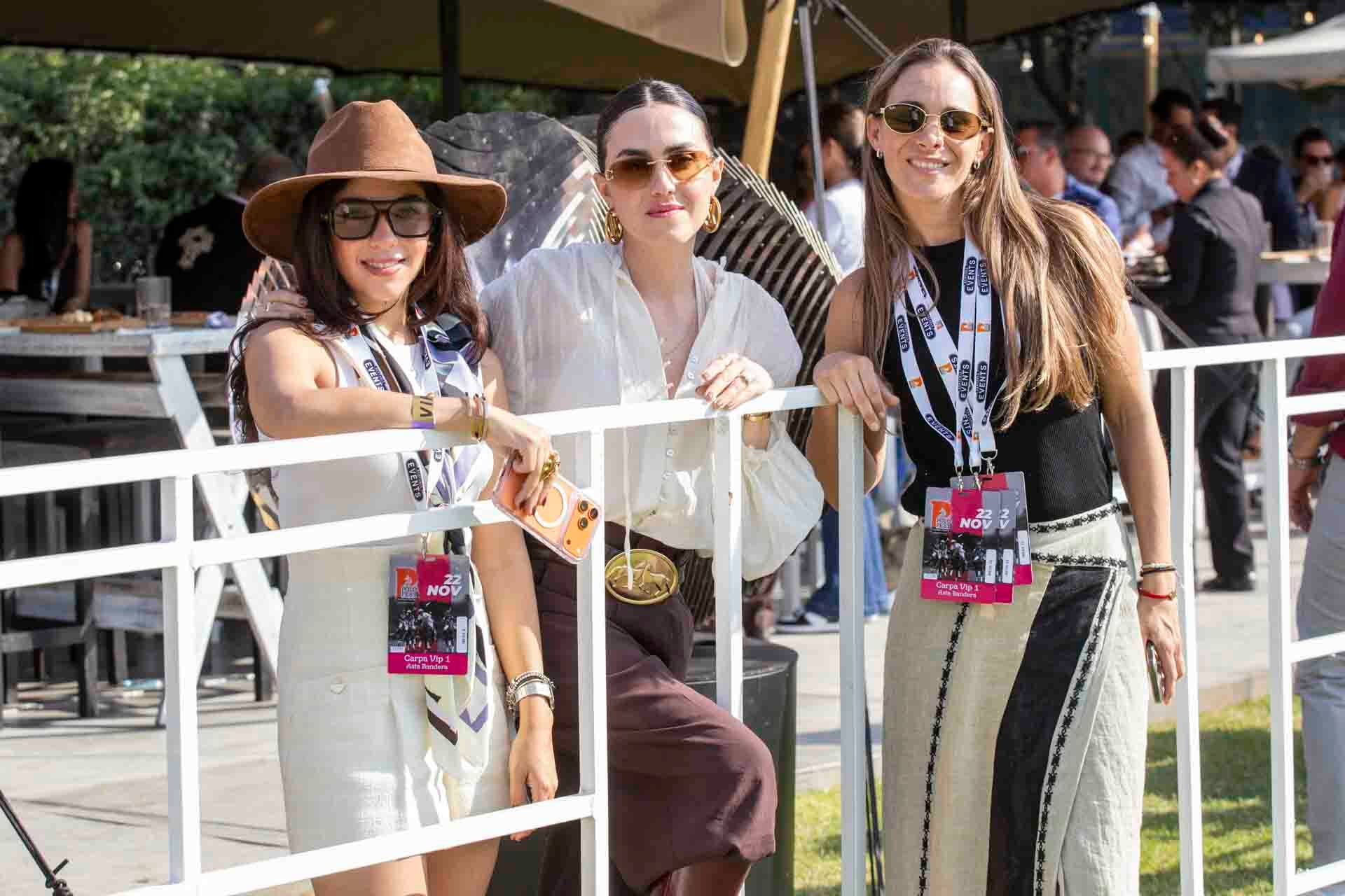 Marcela Rentería, María Aguilar y Denise Corroto. (Foto: Esteban Torreblanca)