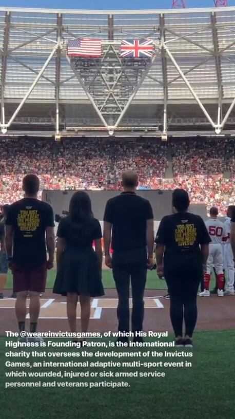 El look de Meghan Markle en el partido de béisbol de los Boston Red Sox contra los New York Yankees 