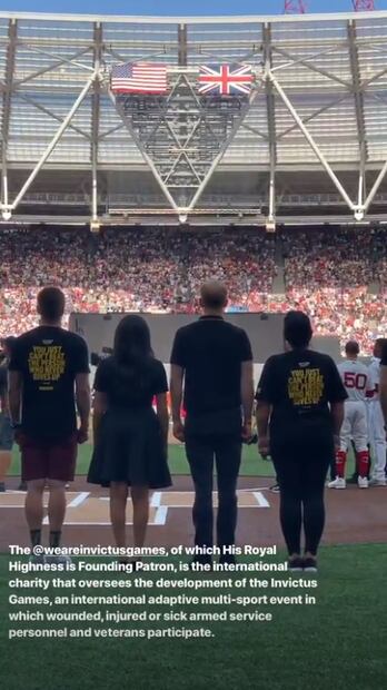El look de Meghan Markle en el partido de béisbol de los Boston Red Sox contra los New York Yankees