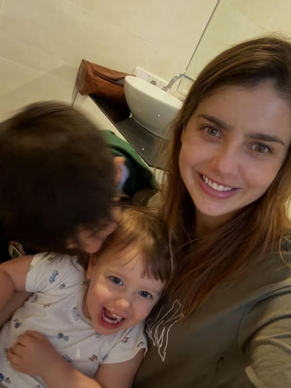 Michelle, Milo y Milán / Foto: Instagram