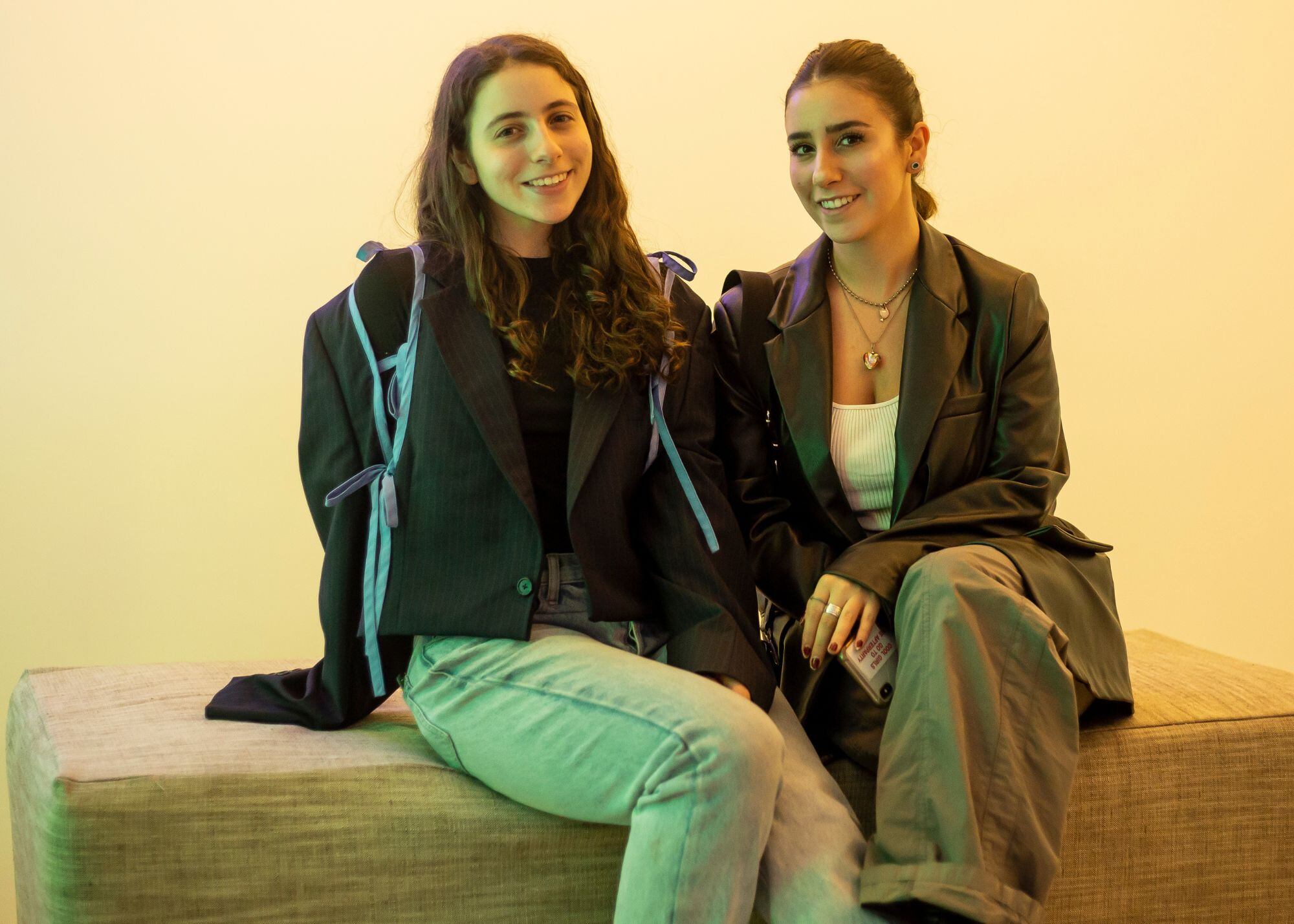 Sara y Lea Hamui. (Foto: Esteban Torreblanca)