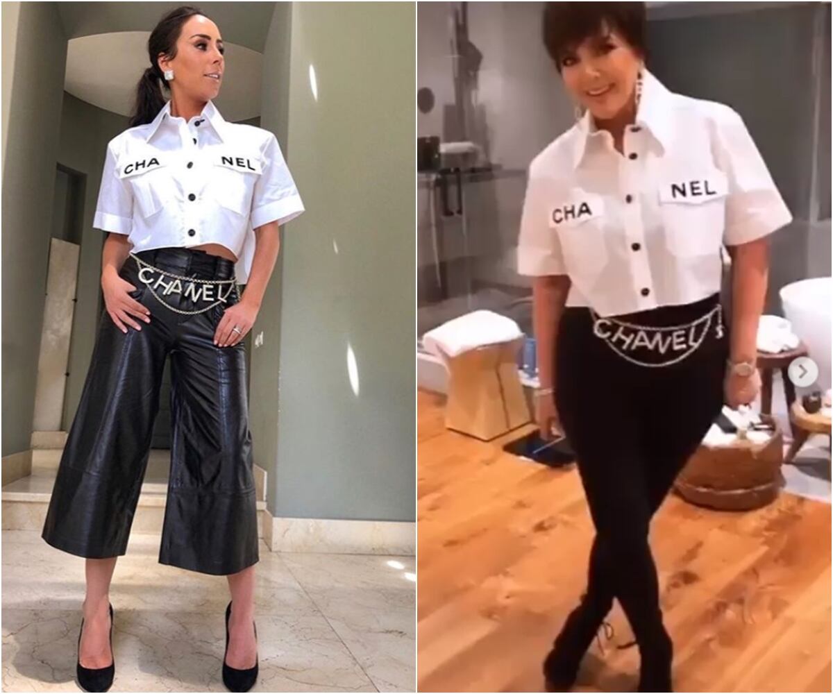 El día que Inés Gómez Mont y Kris Jenner impactaron con el mismo outfit