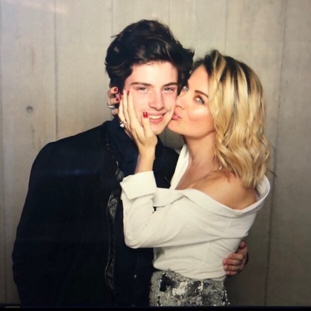 FOTO: el conmovedor mensaje de Dominika Paleta a Ludwika Paleta y su hijo 