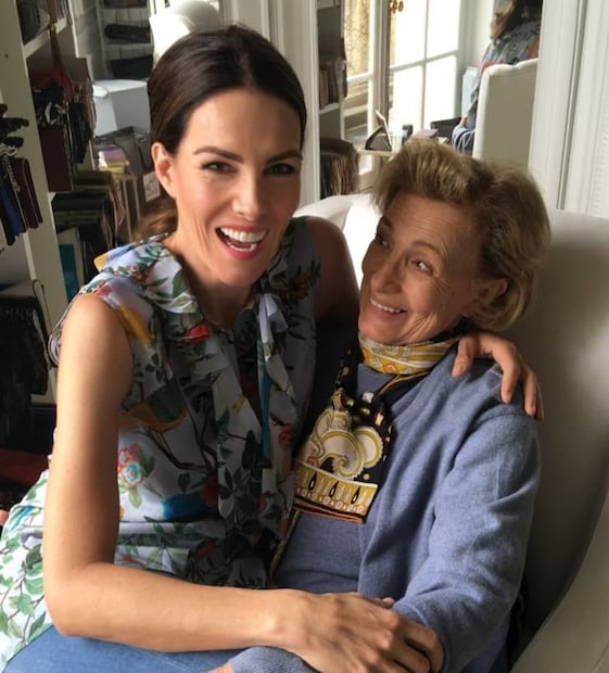 Adriana Abascal y su mamá, doña Nieves López-Cisneros / Foto: Instagram